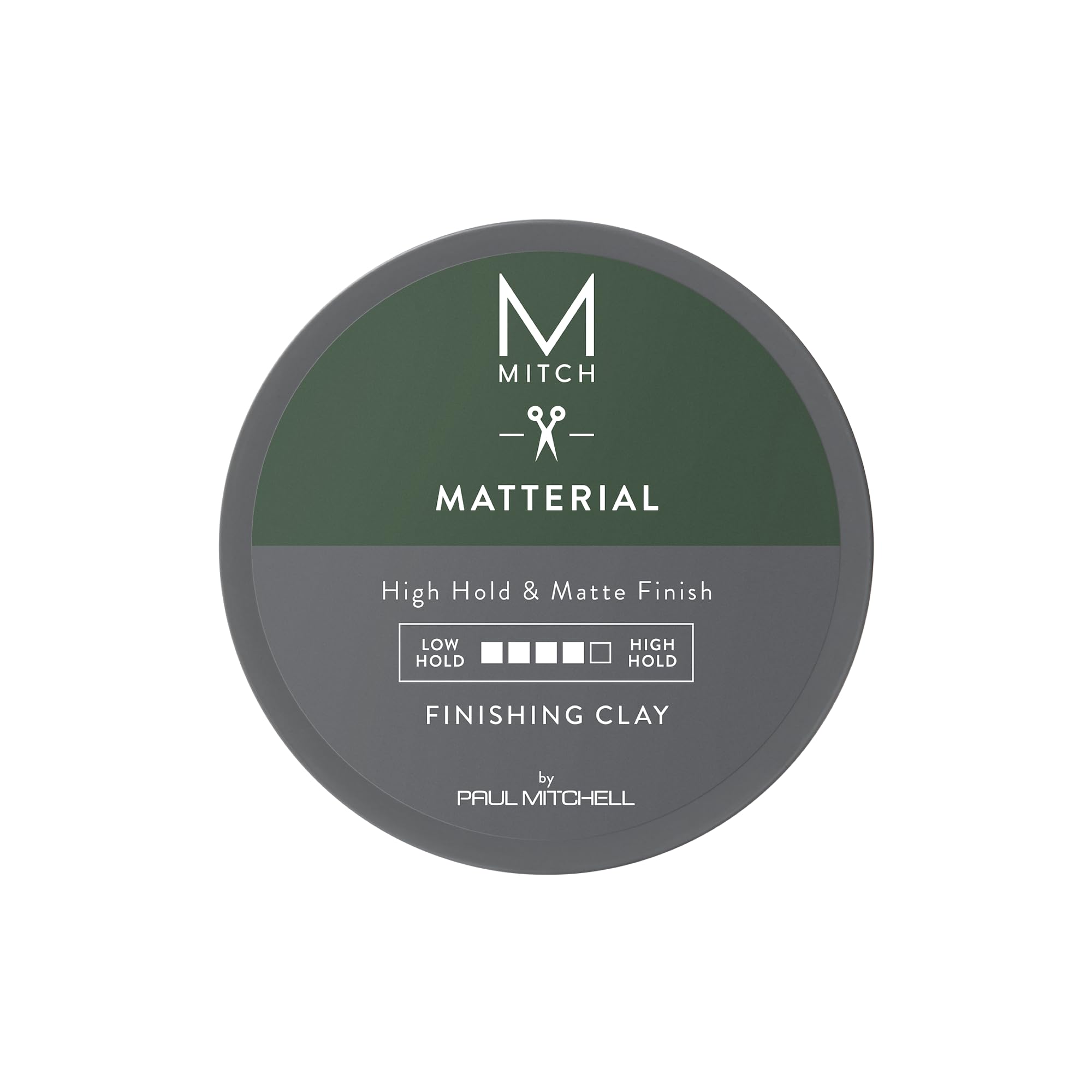 MITCH Matterial Finishing Clay packaging highlights eco-friendly PCR materials.