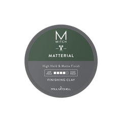 MITCH Matterial Finishing Clay packaging highlights eco-friendly PCR materials.