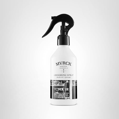 MITCH MVRCK grooming spray application on hair adds texture and lift without stiffness.