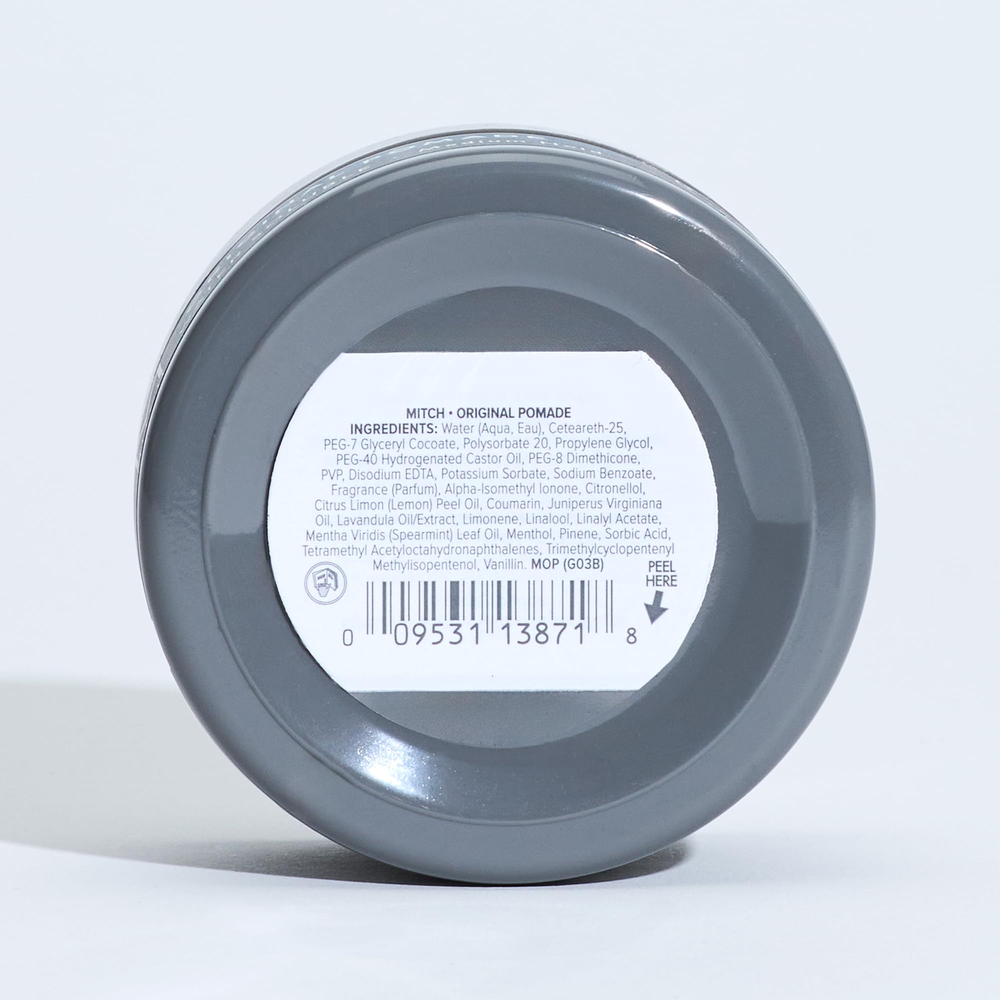 Water-soluble formula of MITCH Pomade washing out easily after shampoo.