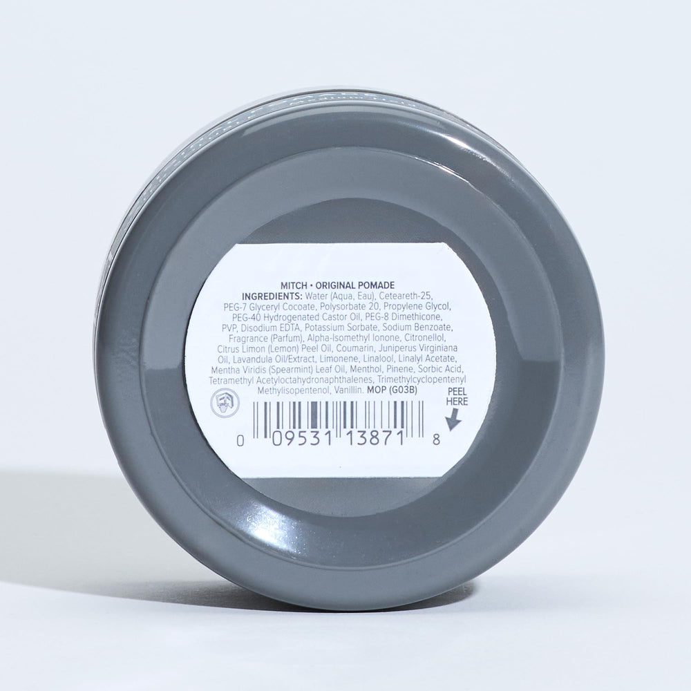 Water-soluble formula of MITCH Pomade washing out easily after shampoo.