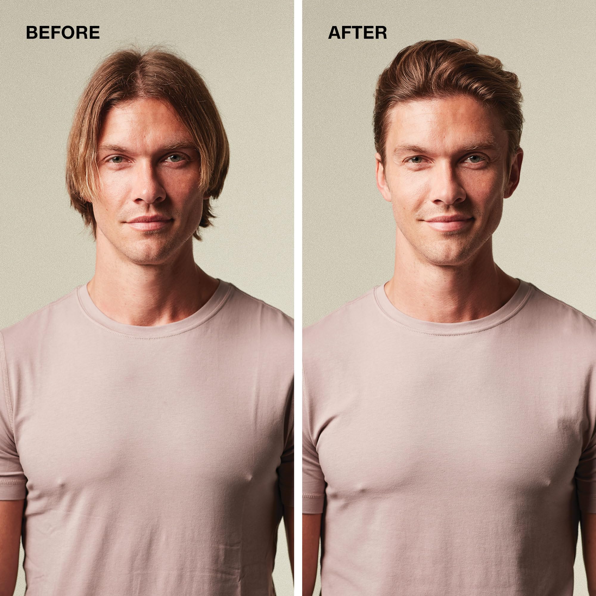 MITCH Reformer texture cream on textured hair highlighting natural matte texture