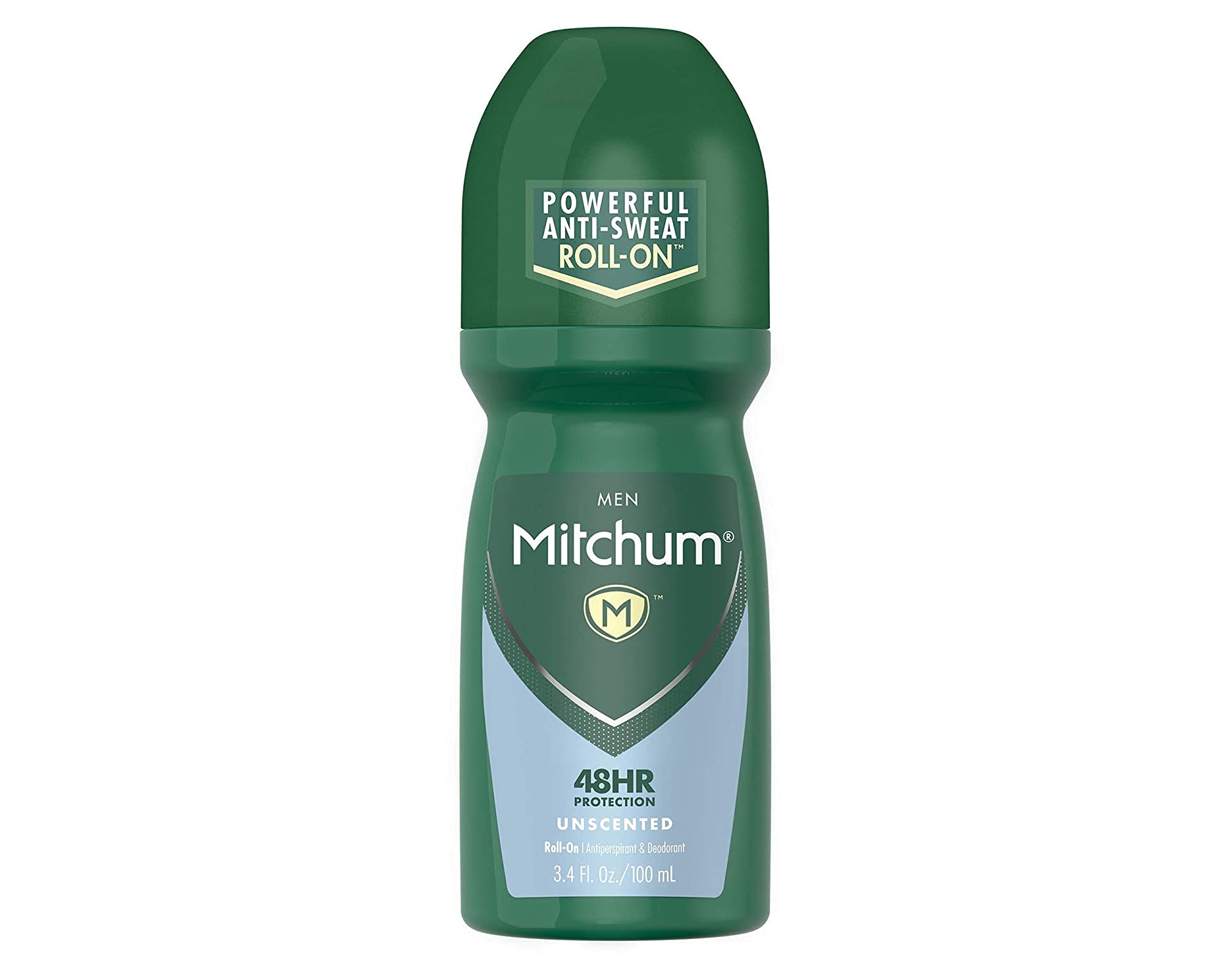 Mitchum roll-on application demonstrates smooth, easy daily use
