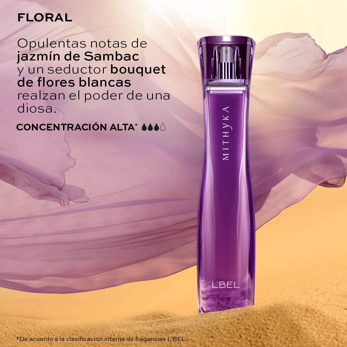 Mithyka jasmine and white-flowers notes closeup for elegant fragrance.
