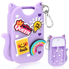 Mity rain hand sanitizer case Touchland-compatible in purple offers easy access on the go