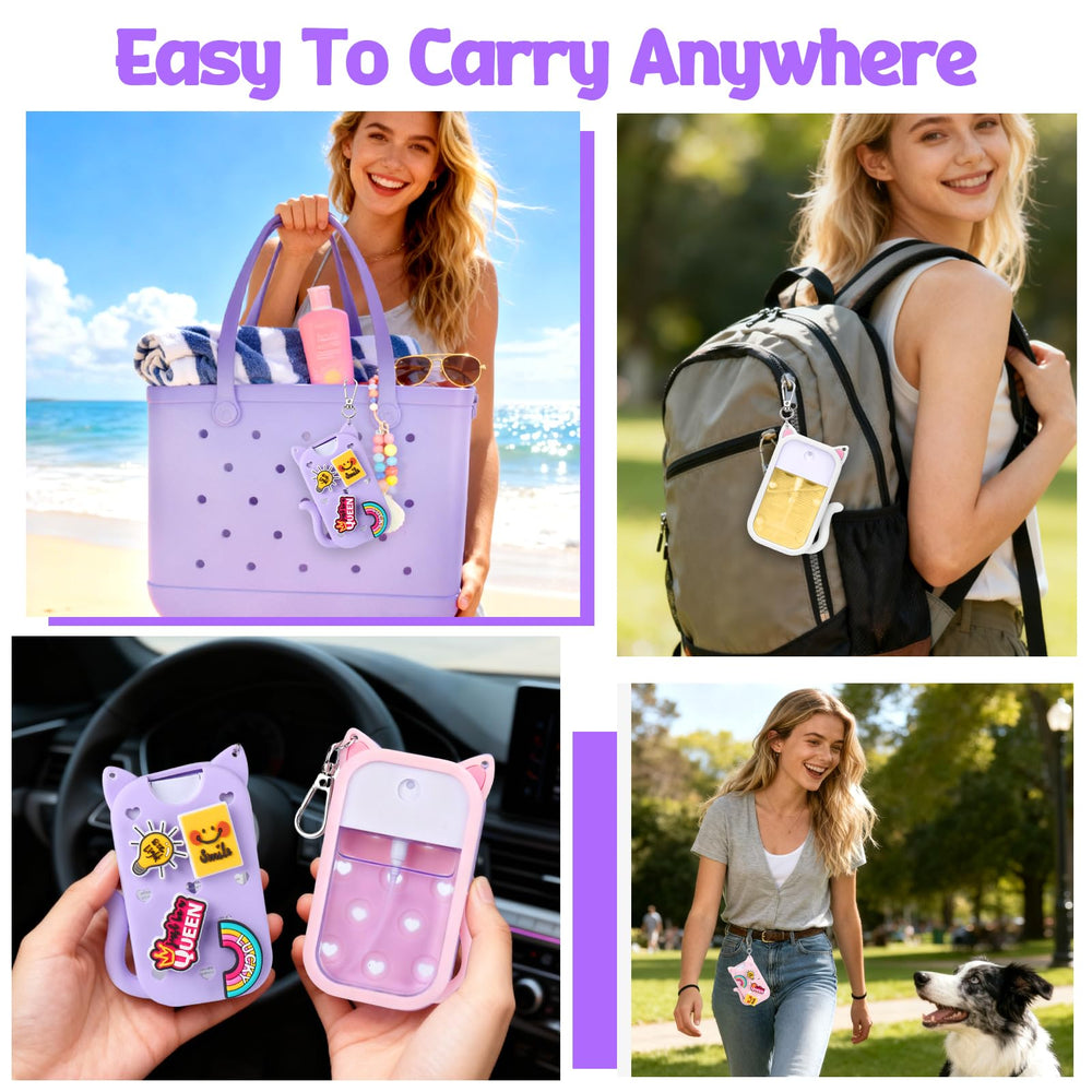Mity rain portable-sanitizer-keychain-easy-access keeps sanitizer within reach wherever you go
