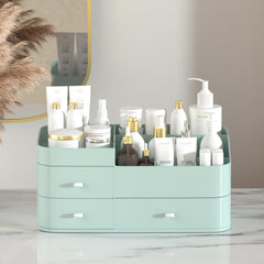 MIUOPUR makeup organizer two small drawers keep tiny cosmetics sorted.