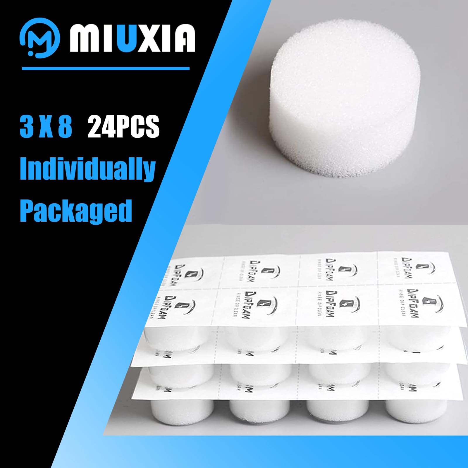 Miuxia Dip Foam with eco-friendly foam inside dip cups highlighting material safety.