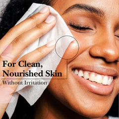 mivida makeup wipes texture closeup showing gentle formula suitable for delicate skin