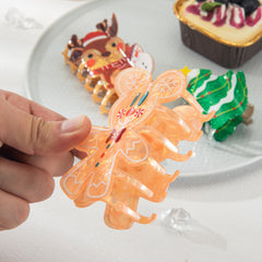 Mixcbe durable acrylic construction hair clip highlights reliable wear for holiday hairstyles
