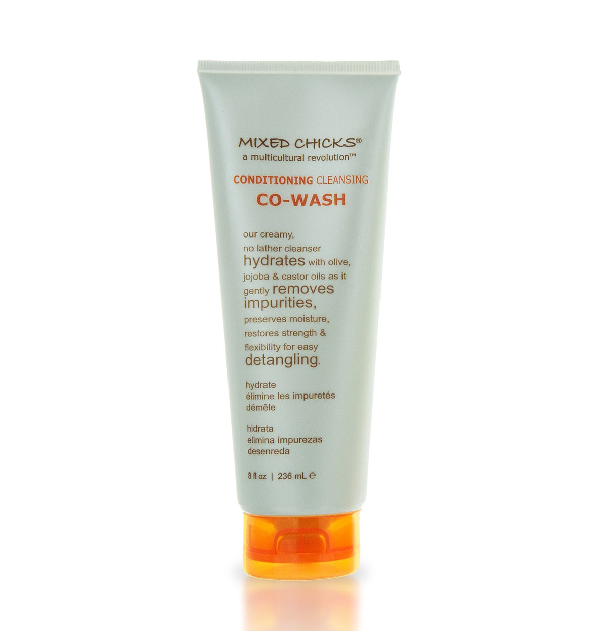 Mixed Chicks Conditioning Cleansing Co-Wash bottle front for easy cleansing between shampoos