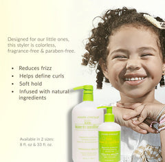 Mixed Chicks Kids Leave-In Conditioner curls-definition close-up with defined, bouncy curls.