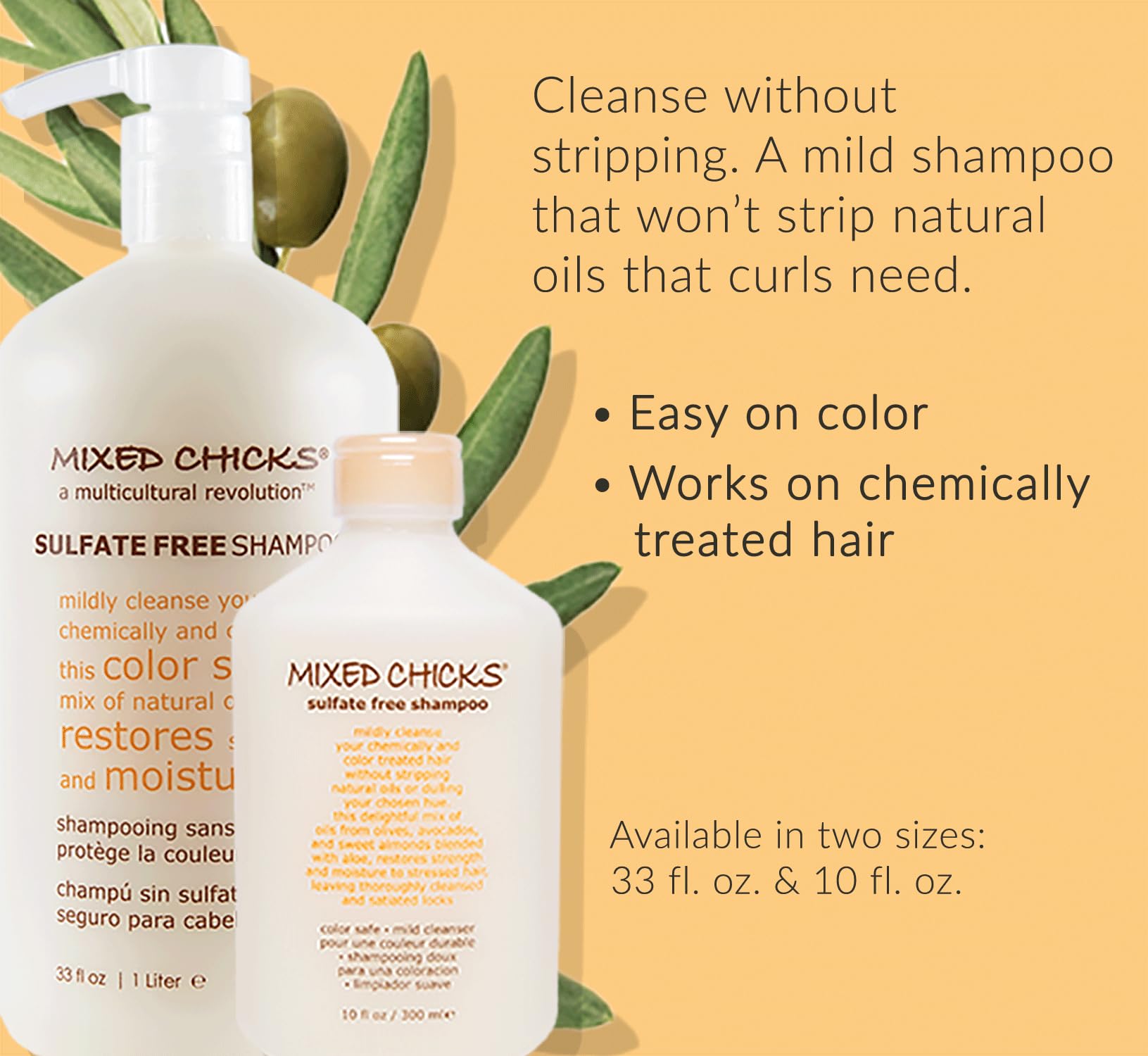 Mixed Chicks shampoo ingredients avocado aloe highlight nourishing components