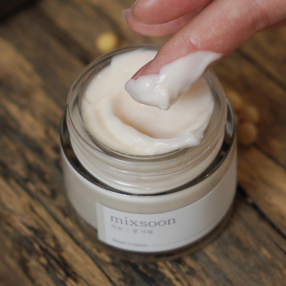 Mixsoon Bean Cream ingredients fermented bean extract for nourishing glow.