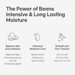 Mixsoon Bean Cream jar shown for deep moisture and sebum balance for textured skin