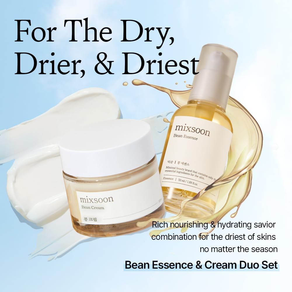 mixsoon Bean Essence application steps for exfoliating routine.