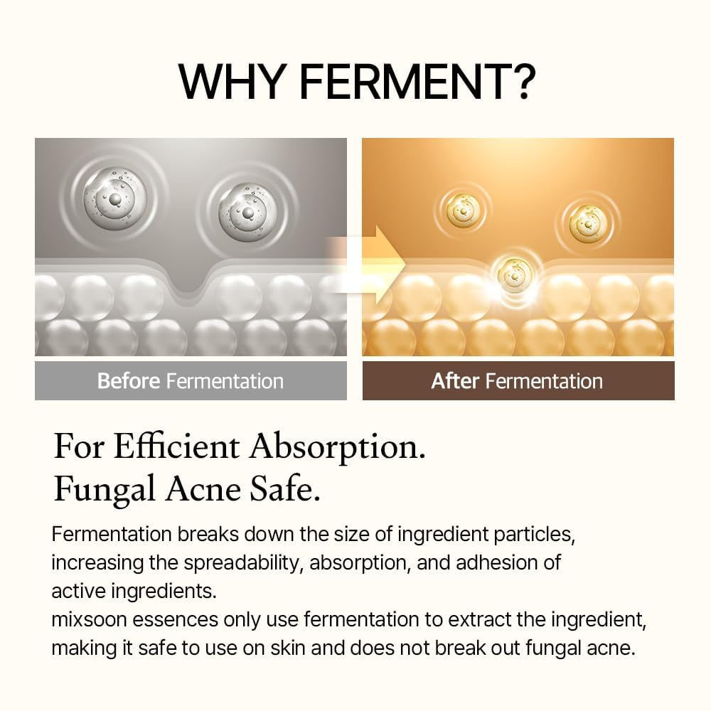mixsoon Bean Essence on damp skin delivering gentle hydration and illumination.