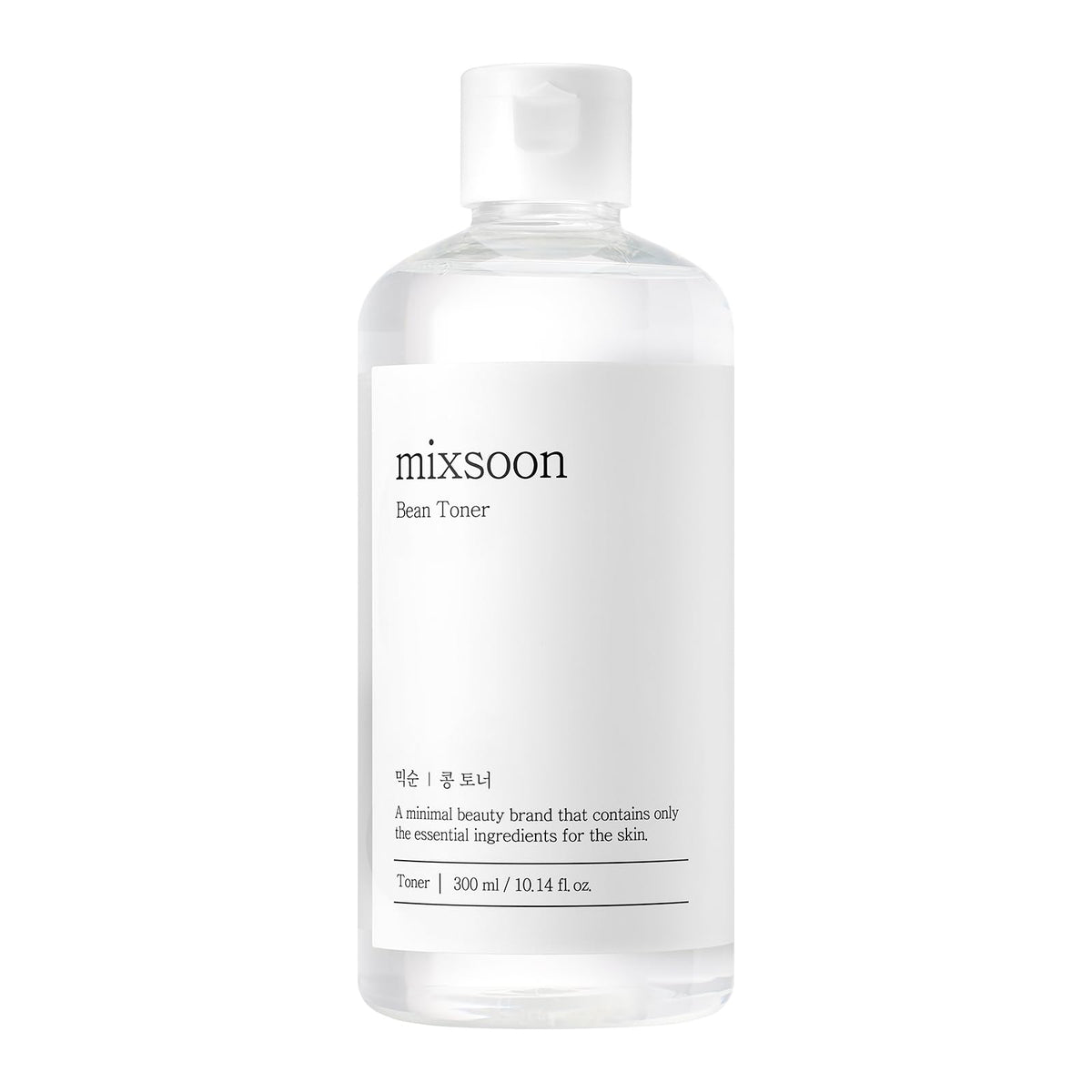 Mixsoon Bean Toner 300ml bottle ready for skincare routine and hydration.