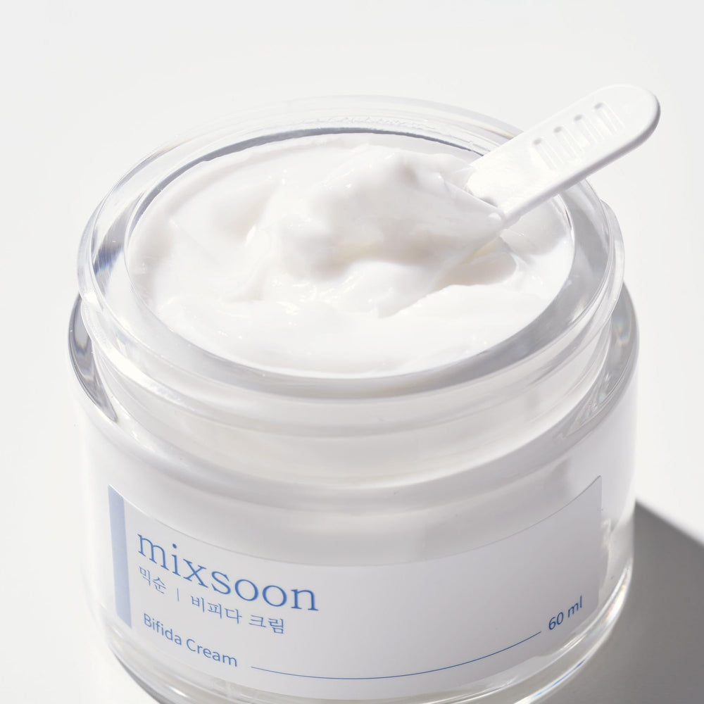mixsoon Bifida Cream night routine scene promotes overnight hydration