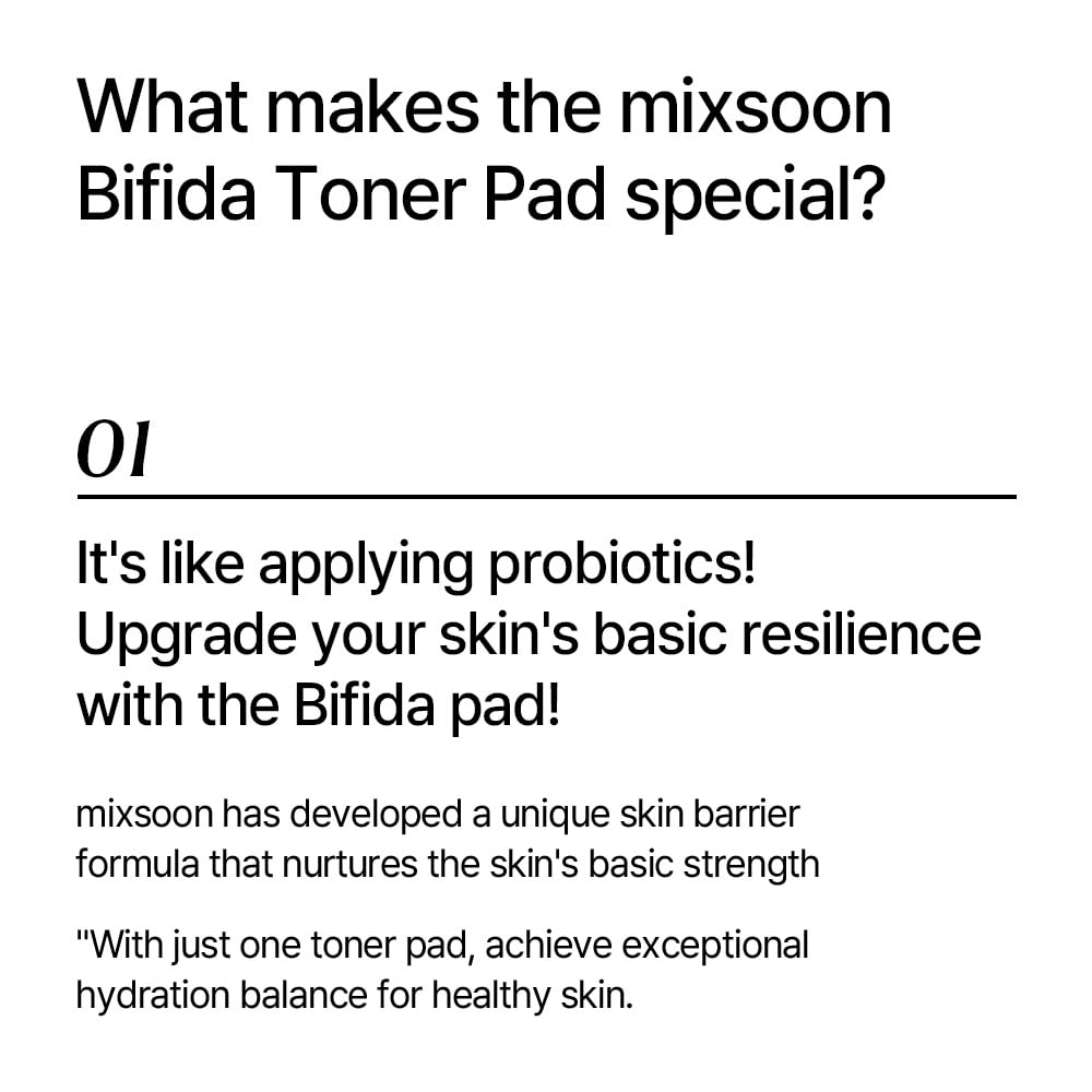 Mixsoon Bifida Toner Pad stacked sheets symbolize cost-effective skincare