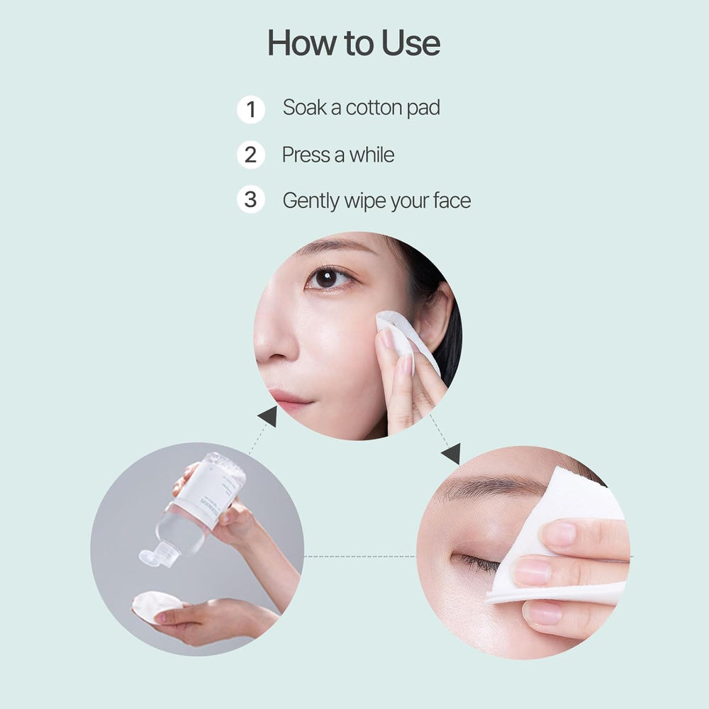 Mixsoon Centella Cleansing Water micellar action close-up for makeup removal