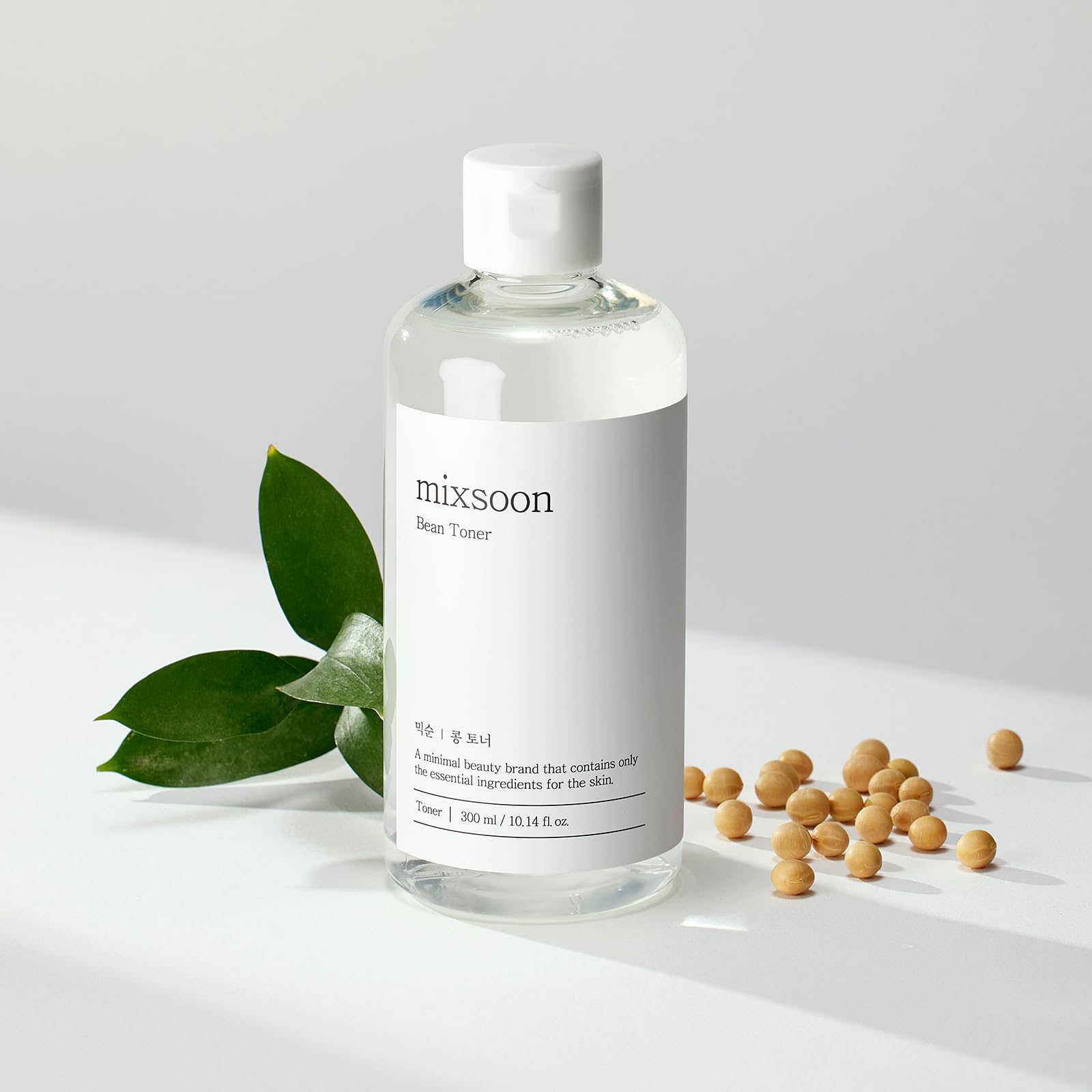 Mixsoon minimalist packaging front conveys clean beauty principles.