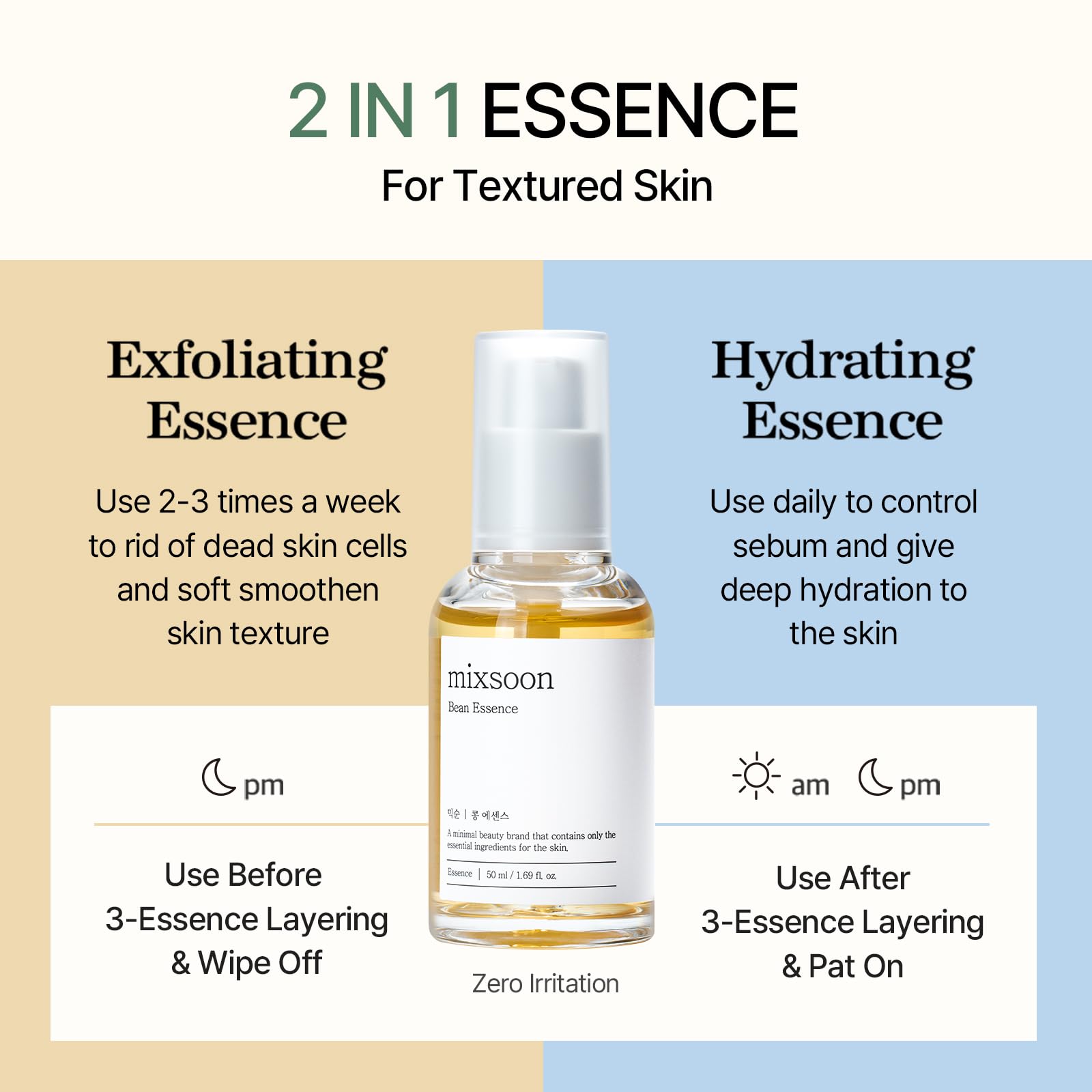 mixsoon no alcohol vegan formula communicates clean skincare identity