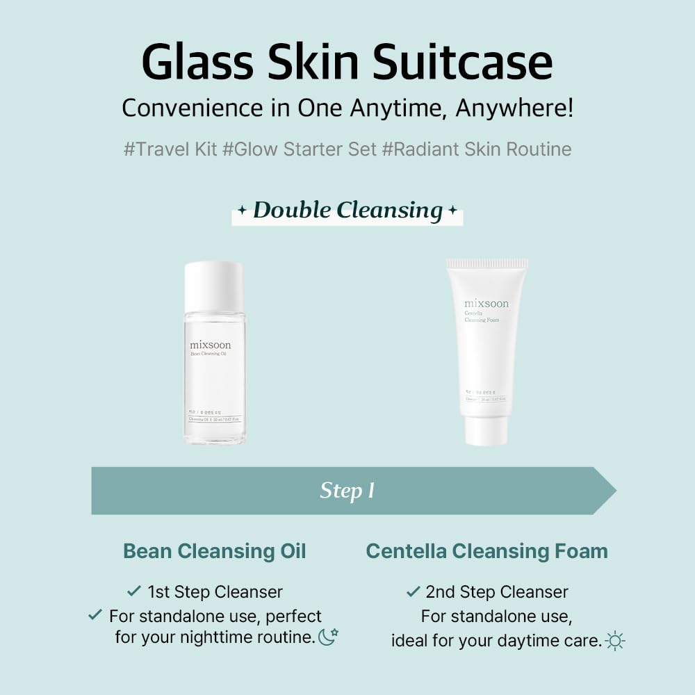 mixsoon soonday-centella-cleansing-foam bottle highlights refreshing foam cleanser.