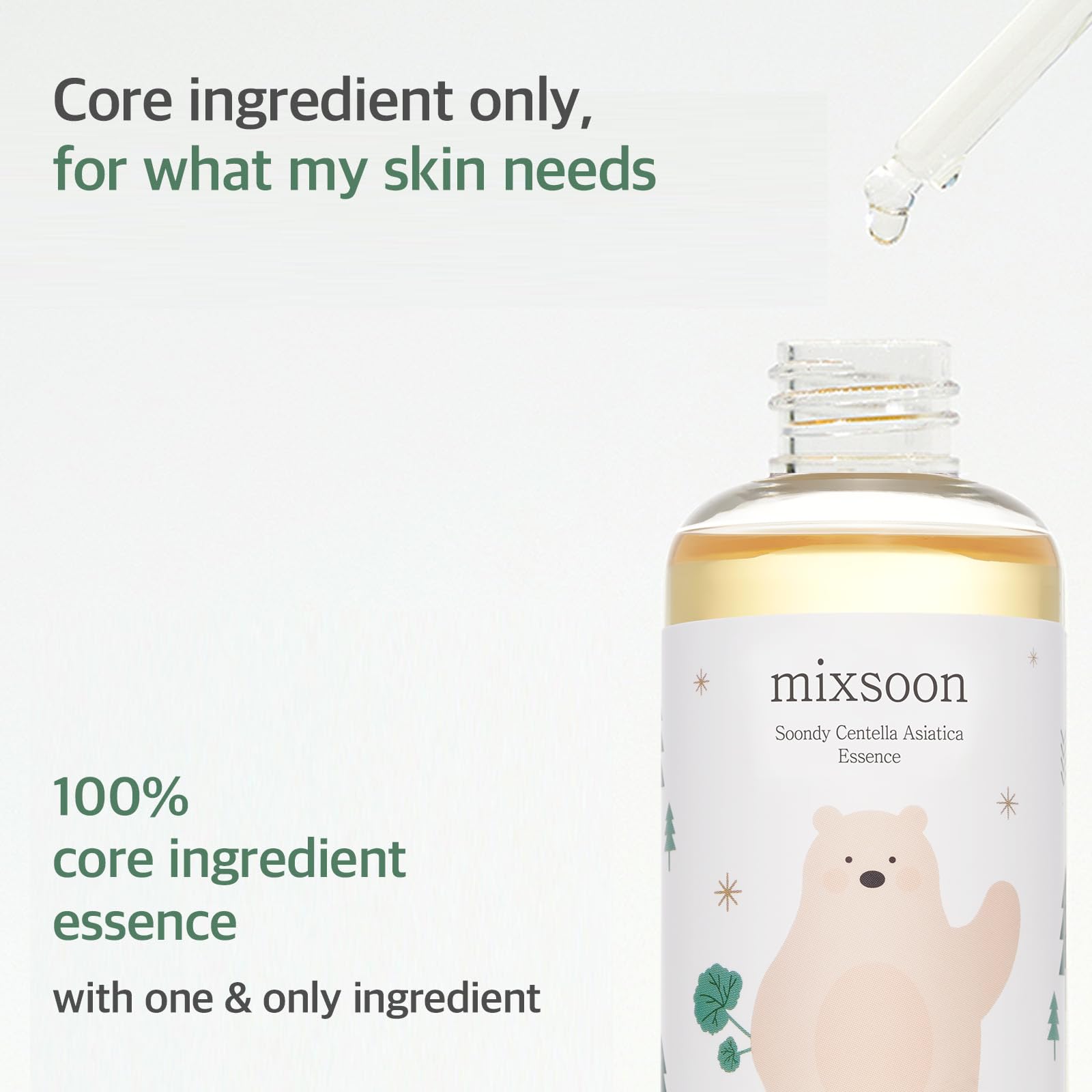 mixsoon Soondy essence absorption massage highlights soothing layer without stickiness
