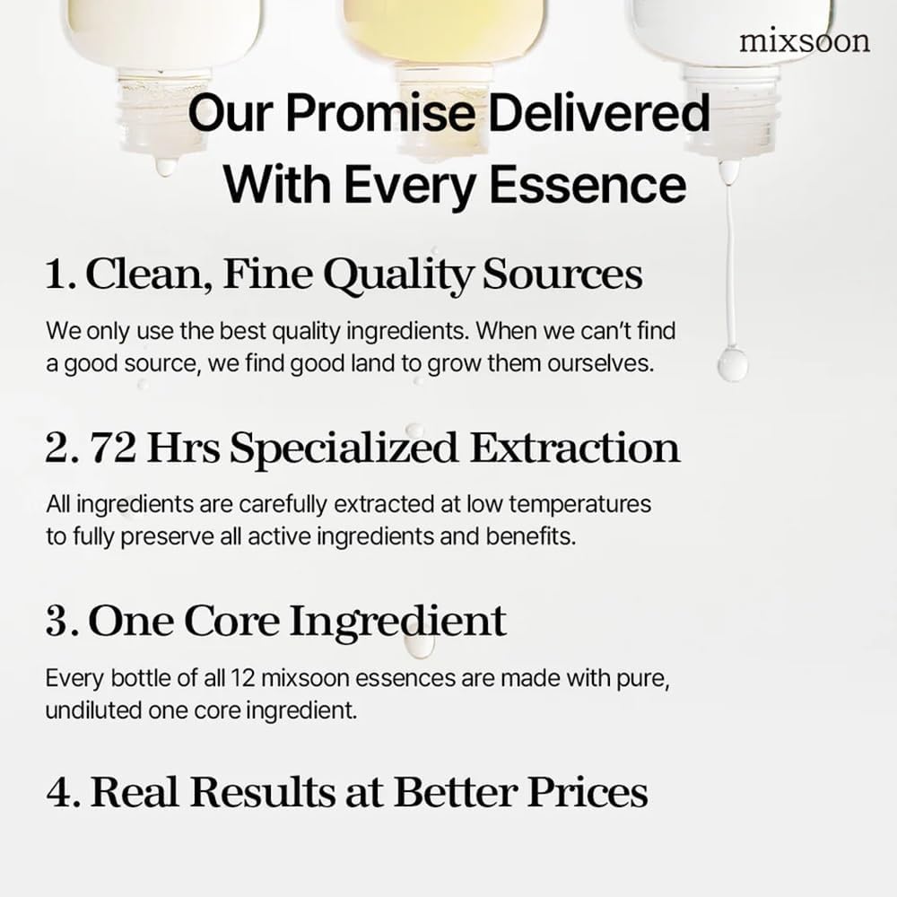 mixsoon Soondy essence skin-care routine—preps skin for makeup with hydration.