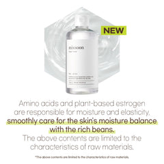 Mixsoon soy extract visual illustrating plant-based moisture support.