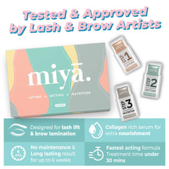 MIYA LASH setting-lotion closeup demonstrates precise application for reliable lifts.
