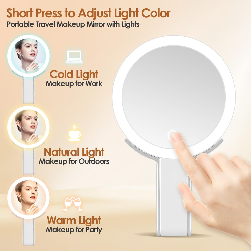 MIYADIVA 360° adjustable angle for perfect makeup view