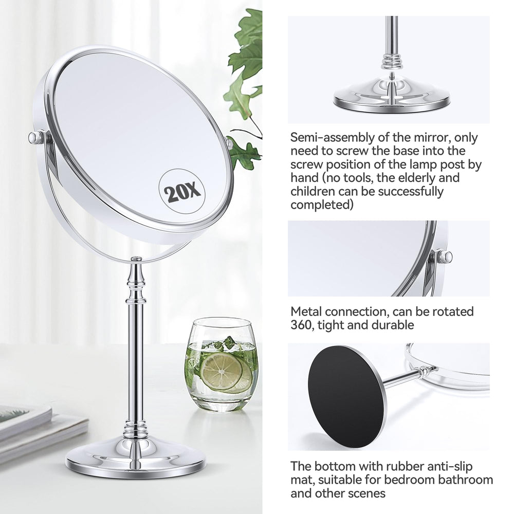 MIYADIVA elegant metal frame adds a stylish touch to bathroom.