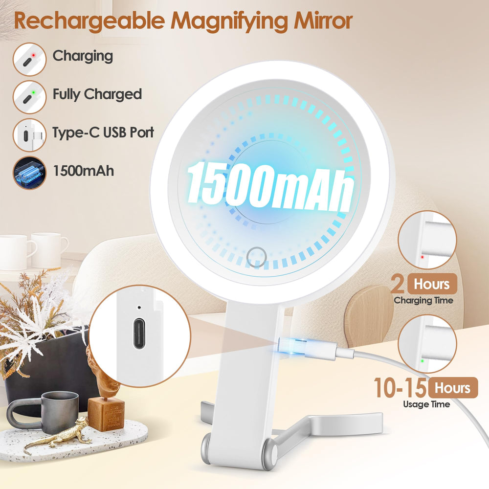 MIYADIVA 3-color lighting lets you preview skin tone accurately