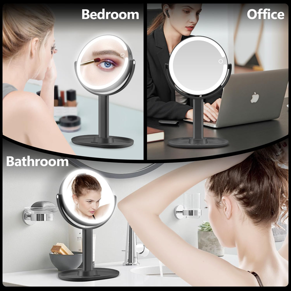 MIYADIVA gift-ready makeup mirror blends elegance and practicality.