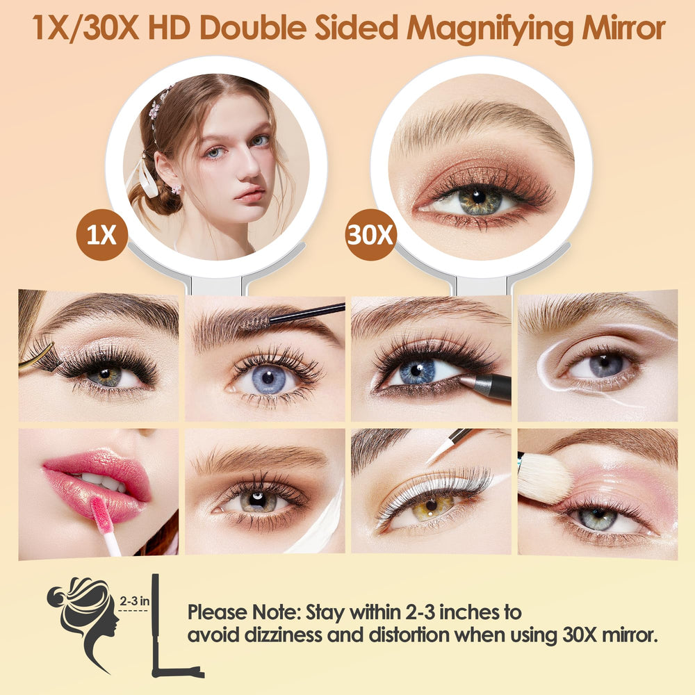 MIYADIVA travel makeup mirror in compact design for on-the-go touchups