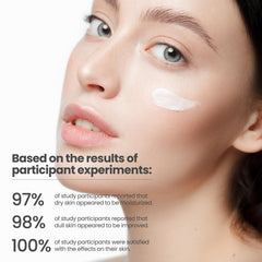 MIYINADO Skin Lightening Cream ingredients texture shows licorice, peony, chamomile nourishment