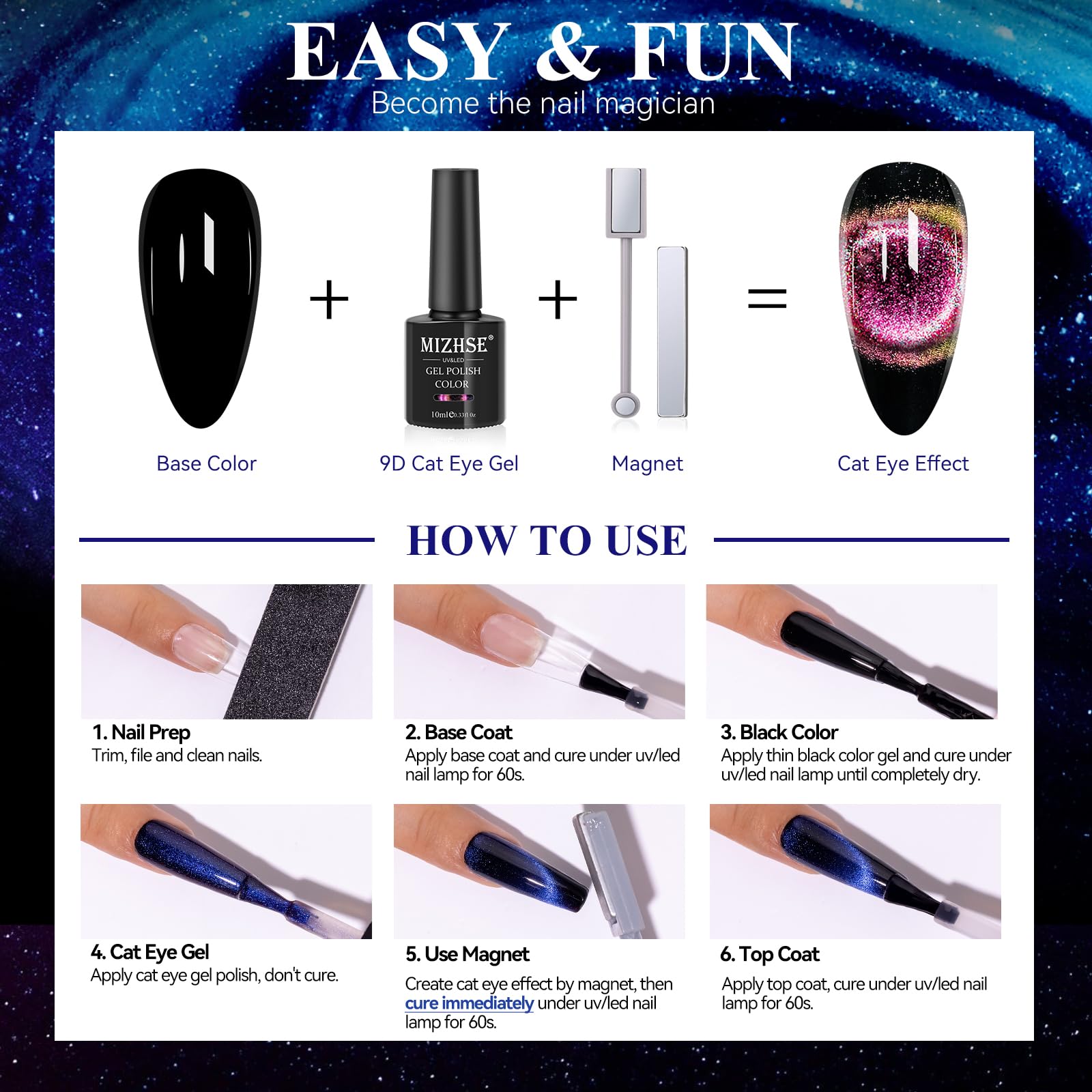 MIZHSE gift-ready set makes a thoughtful present for nail-art lovers.