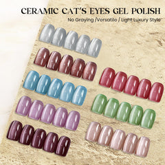 MIZHSE glassy holographic finish close-up highlighting rotating light reflections for glamour nails.