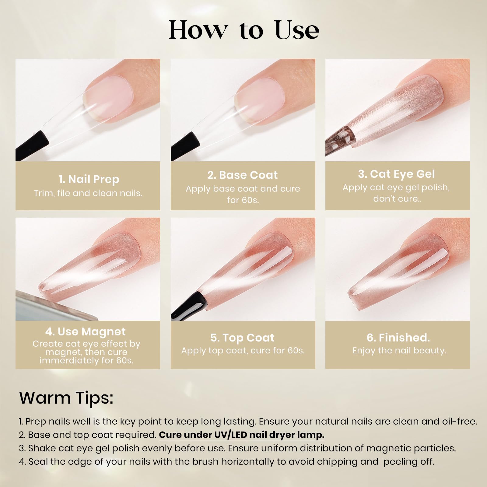 MIZHSE long-lasting 28-day wear preview on nails.