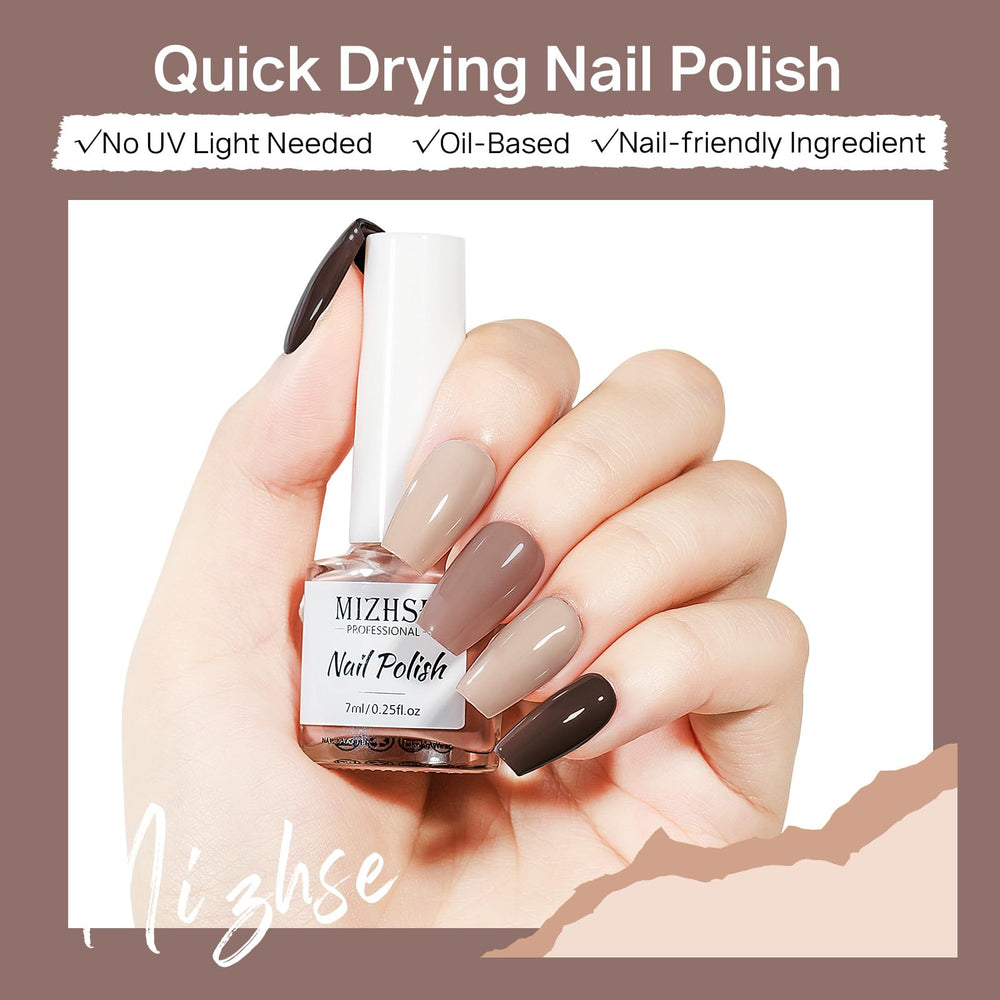 MIZHSE color swatches display fall winter gray brown palette versatility