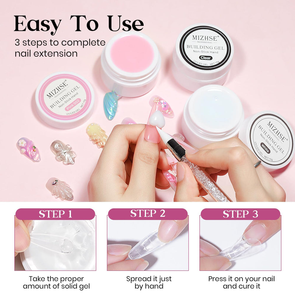 MIZHSE Mini file shows precise shaping during DIY nail art sessions.