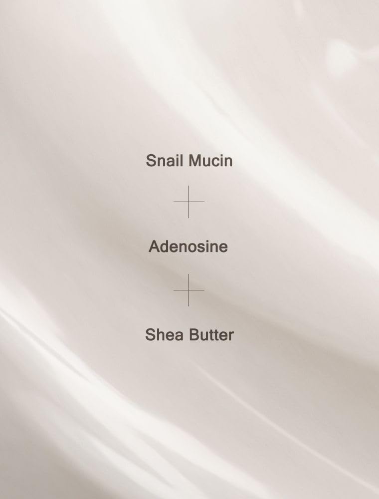 MIZON adenosine and shea butter ingredients support nourishing skin and elasticity.