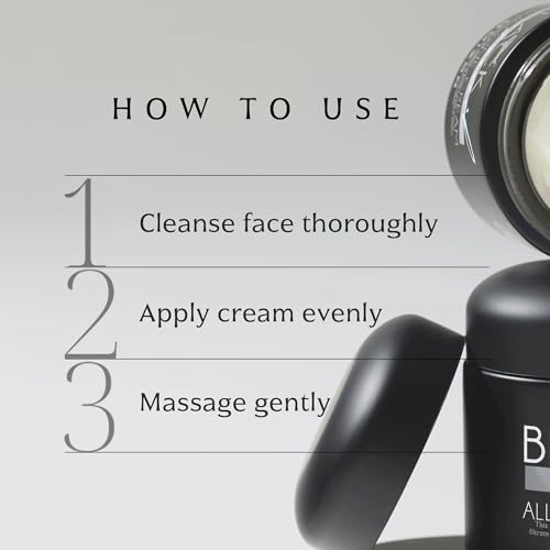 MIZON cream texture swirl on skin demonstration.
