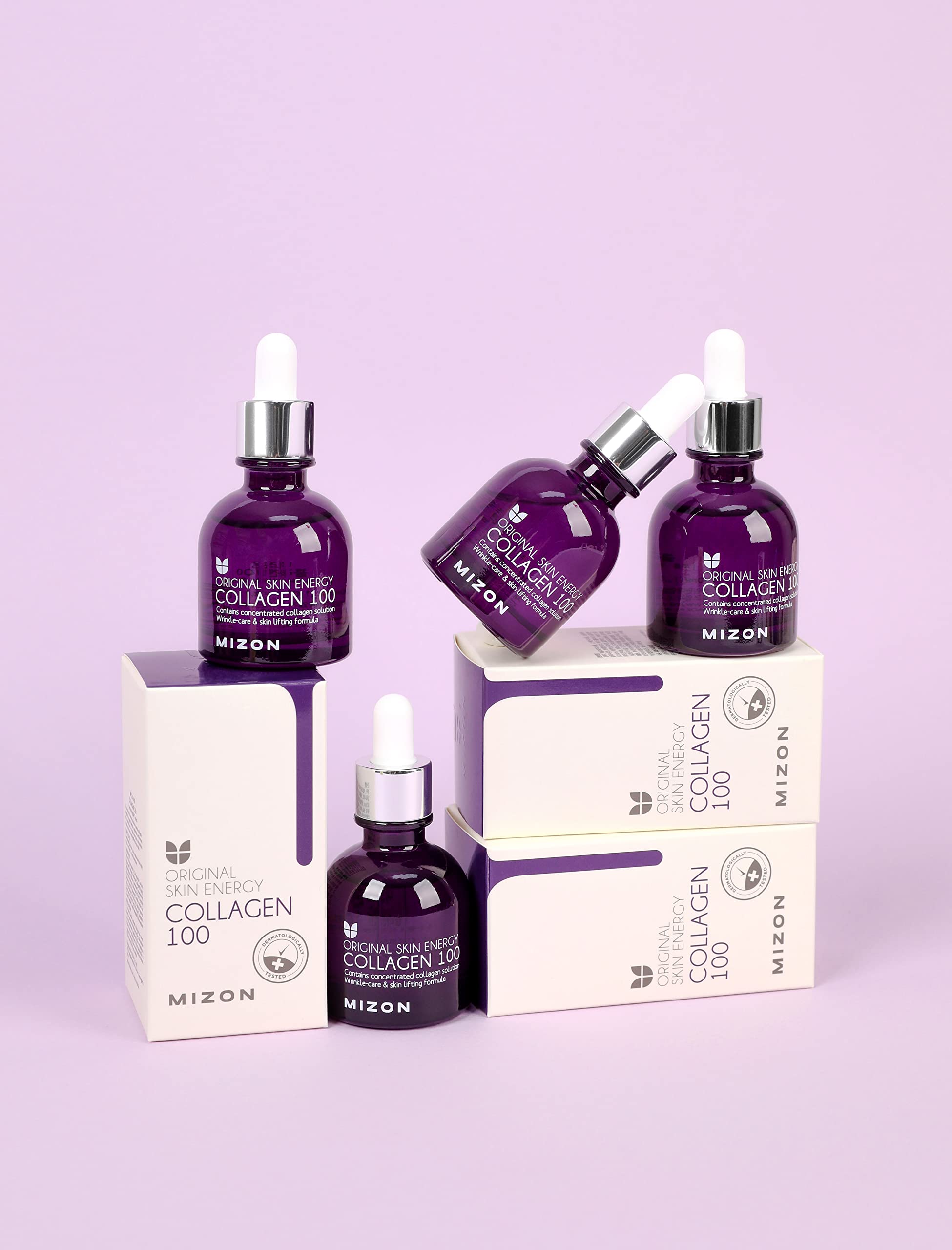 MIZON Collagen 100 packaging box shot for gift-ready skincare.