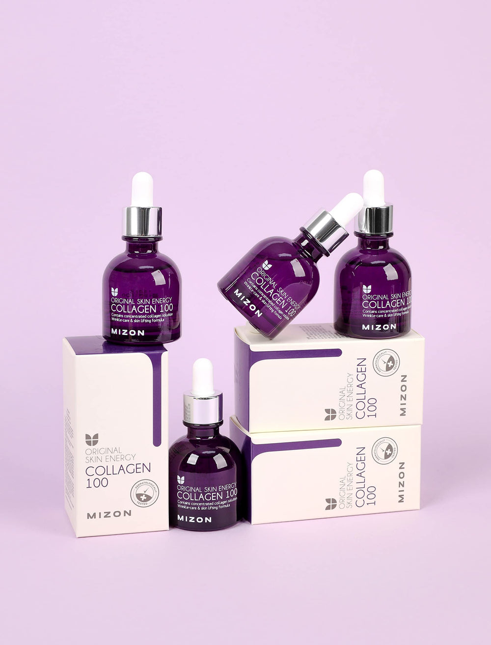 MIZON Collagen 100 packaging box shot for gift-ready skincare.