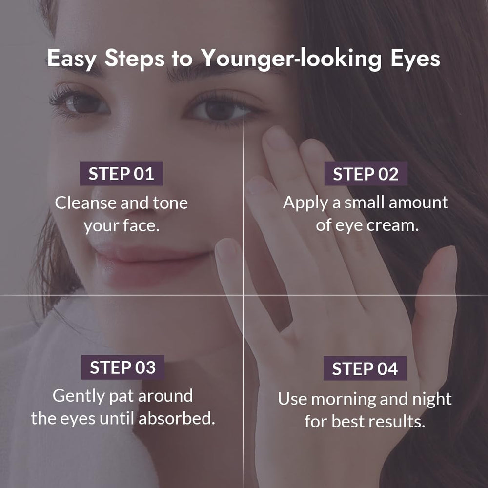 MIZON Collagen Power Firming Eye Cream ingredients graphic spotlights marine collagen.