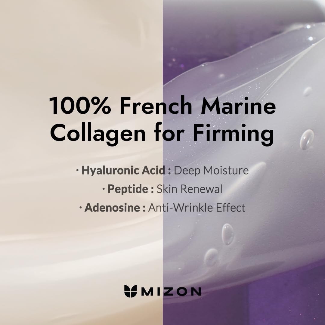 MIZON Collagen Power Firming Eye Cream packaging highlights compact 25ml size.