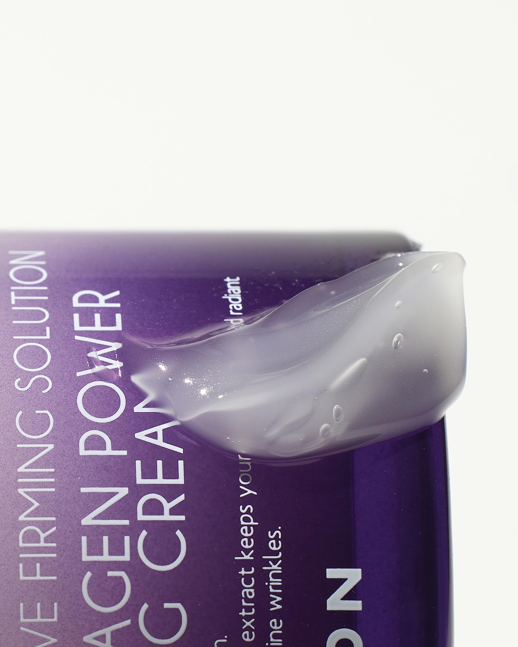 MIZON Collagen Power Lifting Cream before and after wrinkles visualization
